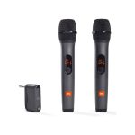 JBL Wireless Two Microphone System with Dual-Channel Receiver - Black