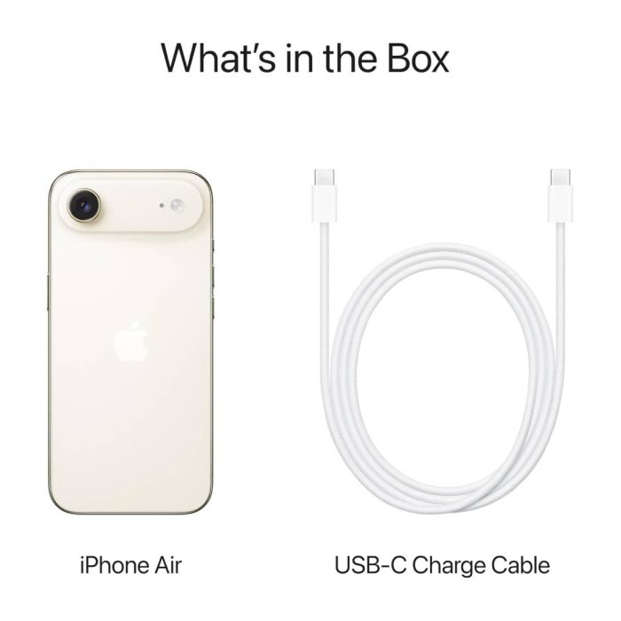 iPhone Air 256gb eSIM, Factory Unlocked - Light Gold - Image 4