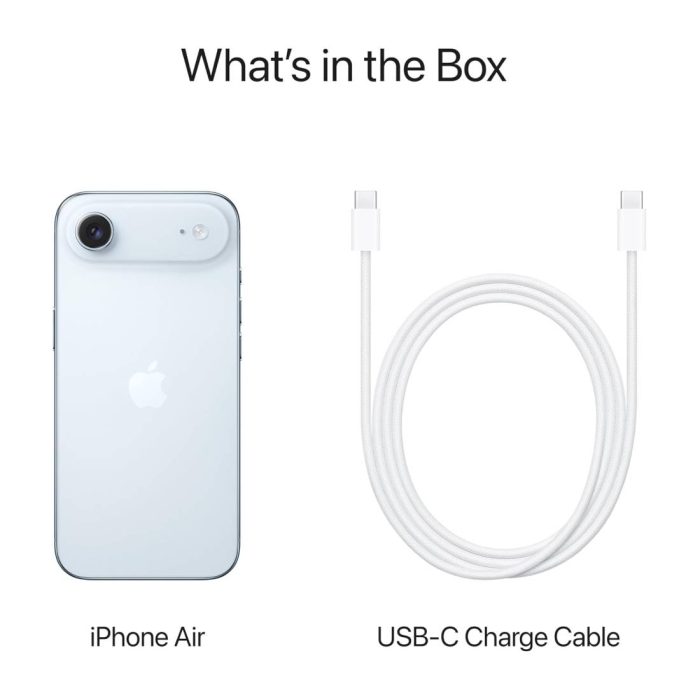 iPhone Air 256gb eSIM, Factory Unlocked - Sky Blue - Image 4