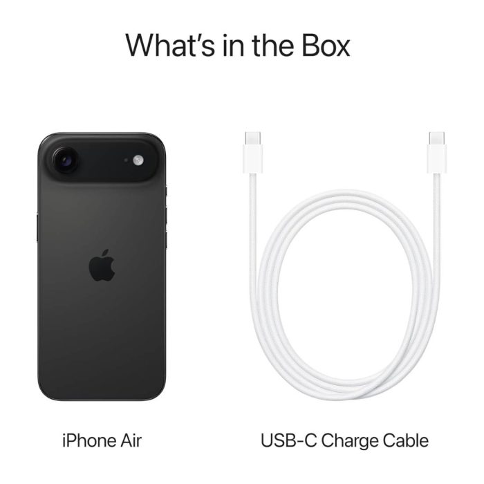 iPhone Air 256gb eSIM, Factory Unlocked - Space Black - Image 4