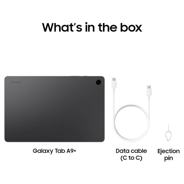 Samsung Galaxy Tab A9+ 5G Tablet 11", 128GB - Graphite - Image 3