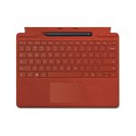 Microsoft Surface Pro Signature Keyboard With Slim Pen 2 (For Surface Pro 8, X) - Puppy Red