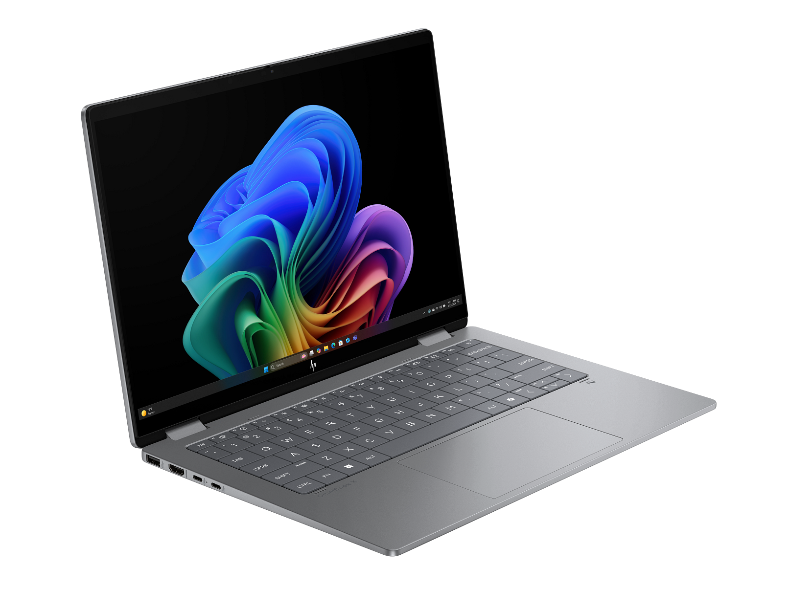 HP OmniBook X Flip 14" 2K Touch Display AMD Ryzen Ai 7 350 24GB 1TB - Meteor Silver - Image 2