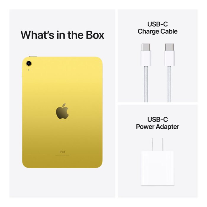 iPad (10th Gen) 256gb, WiFi Only – Yellow – Compuville Systems