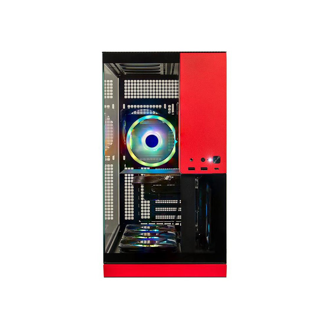 Skytech Viper Gaming Desktop, AMD Ryzen 7 5700 32GB 2TB RTX 5060 - Red - Image 3