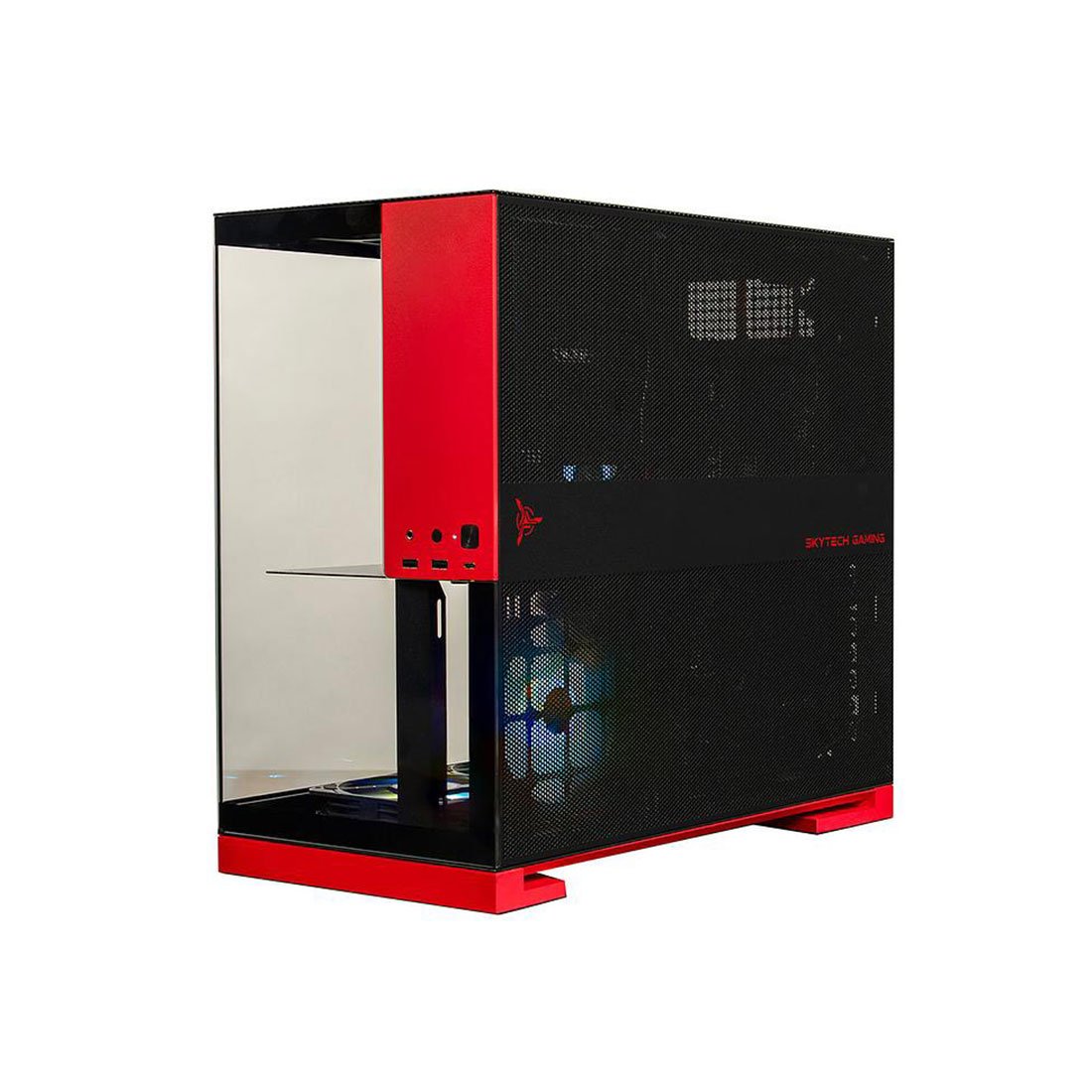 Skytech Viper Gaming Desktop, AMD Ryzen 7 5700 32GB 2TB RTX 5060 - Red - Image 5