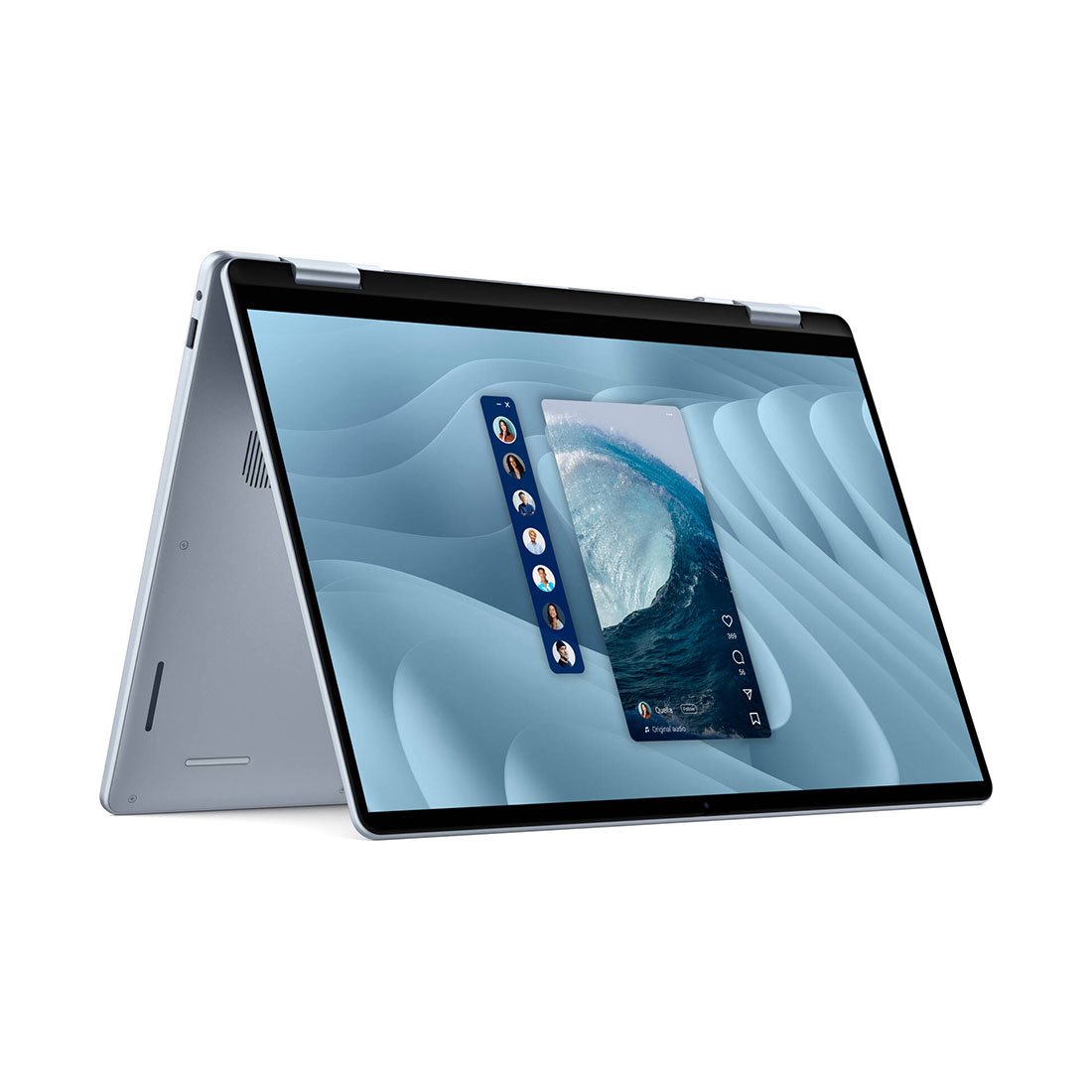 Dell 16 Plus LDB06250 Laptop 16-inch 2-in-1 FHD+ Touch Display, Intel Core Ultra 7 256V 16GB 1TB SSD - Ice Blue - Image 2